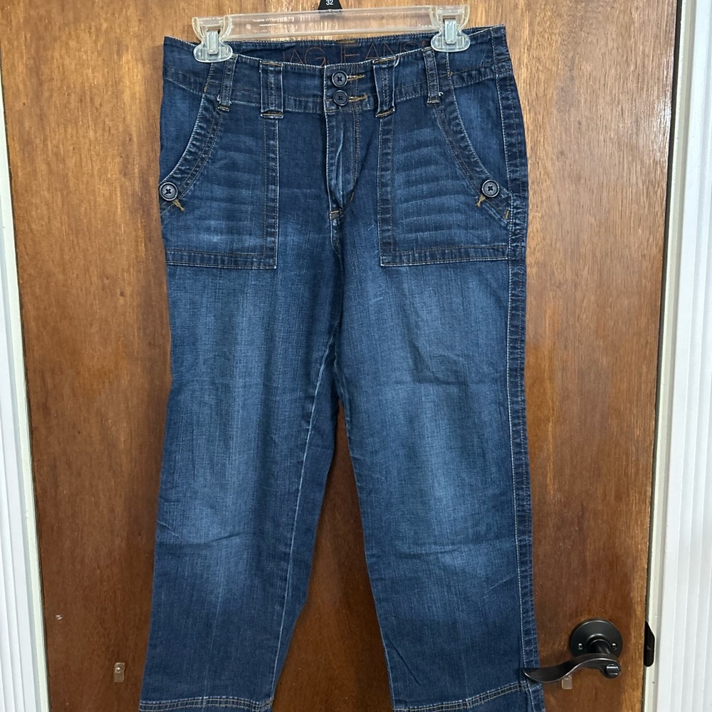 Jag Jeans Dark Blue Denim with Contrast Stitching